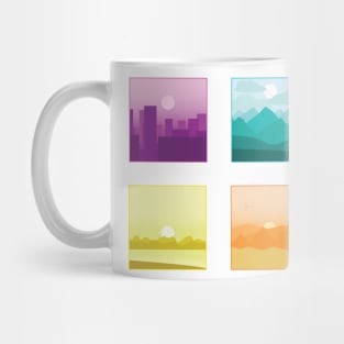 Colourful Views Mug